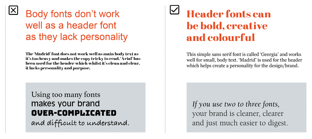 graphic design tips fun with fonts