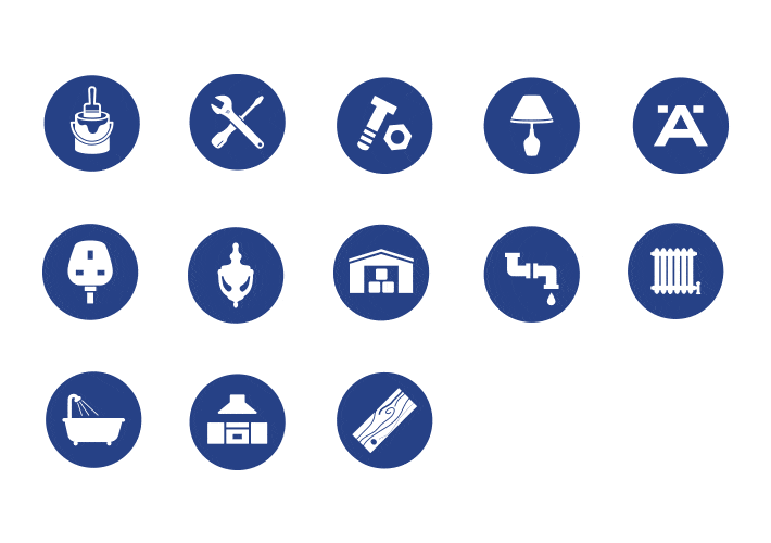 nu-line brand refresh - department icons