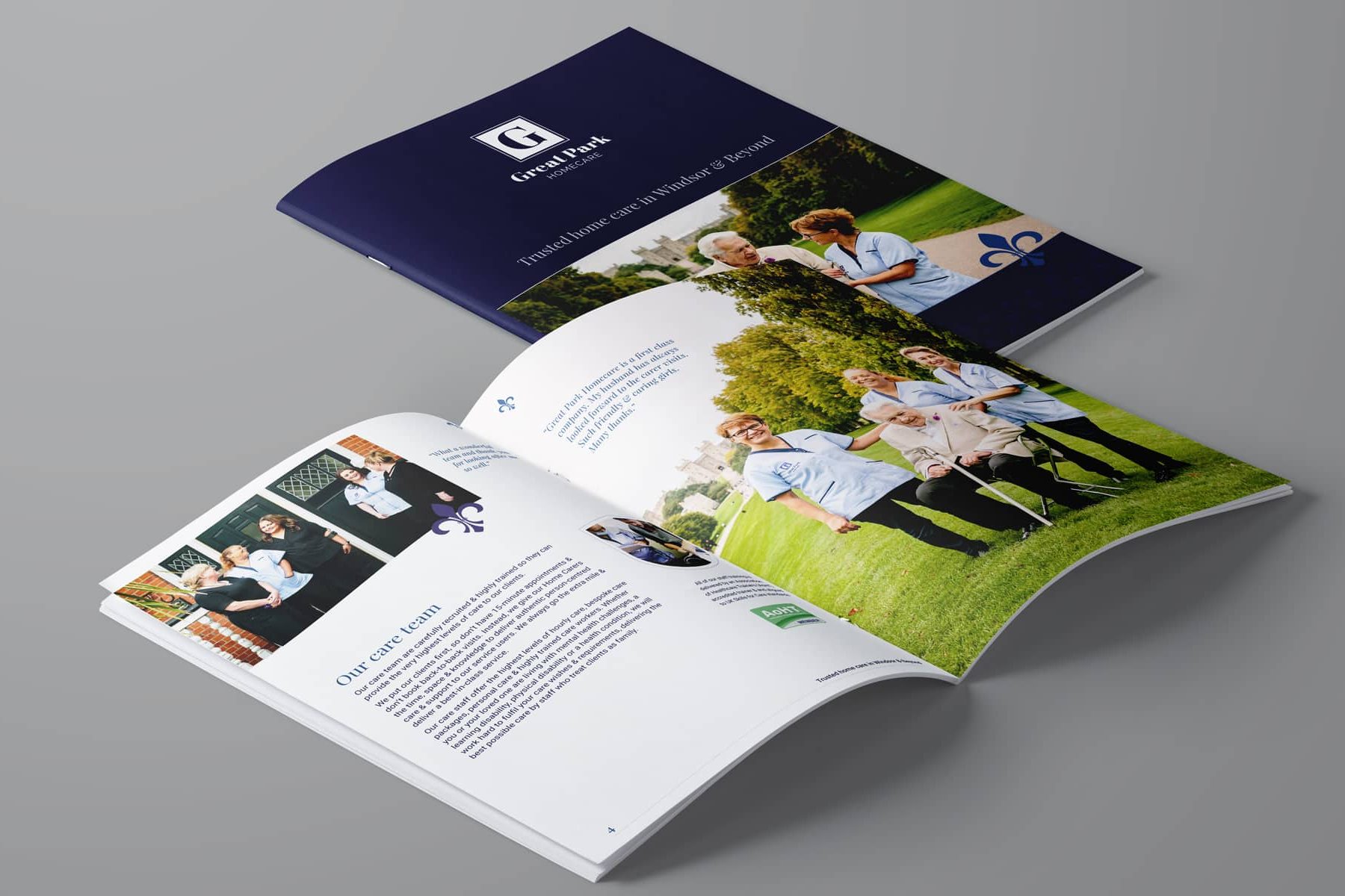 GPH: care company brochure design