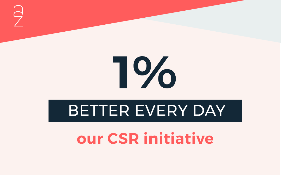 1% better every day: our CSR initiative