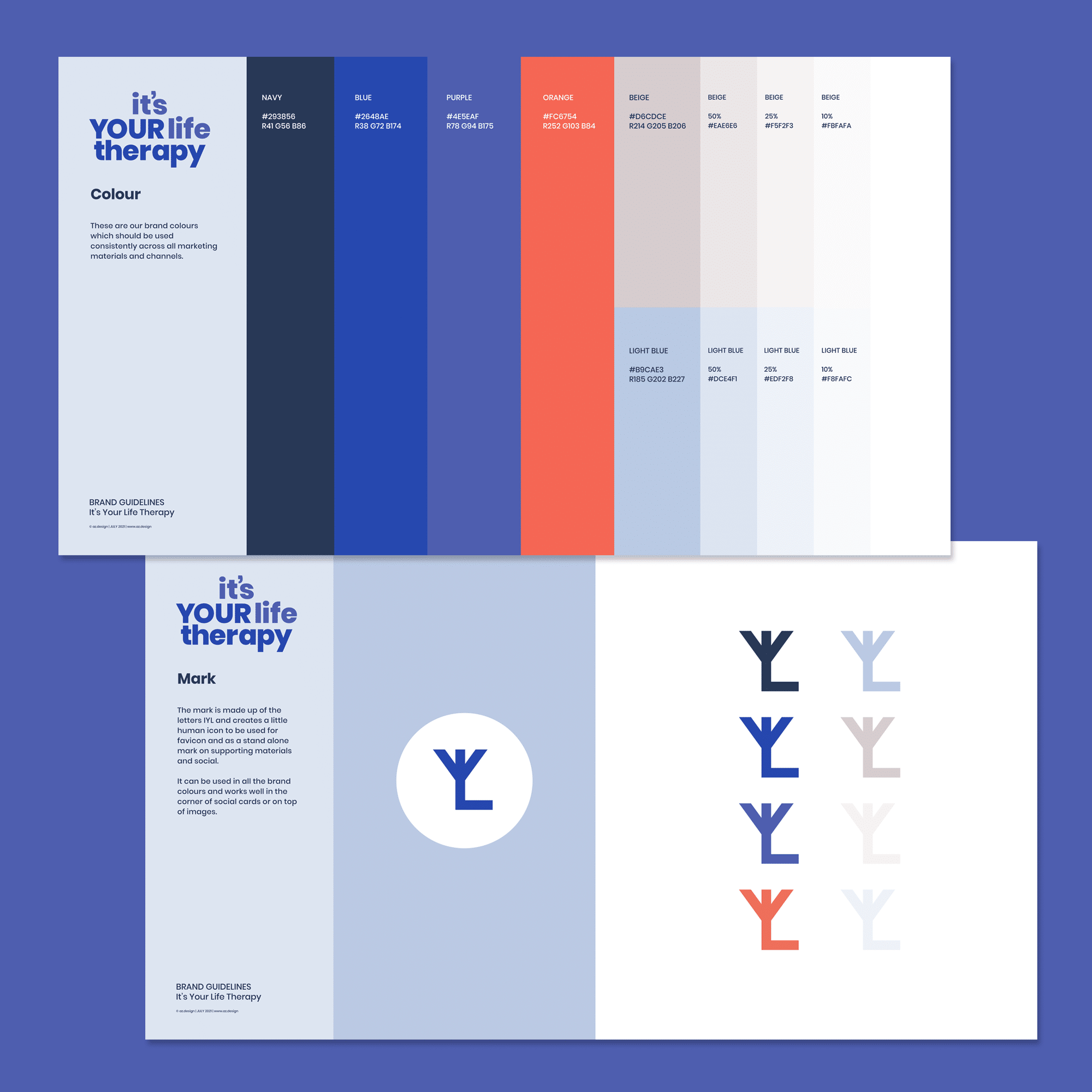 It's YOUR Life Therapy Counselling branding | DIY Brand