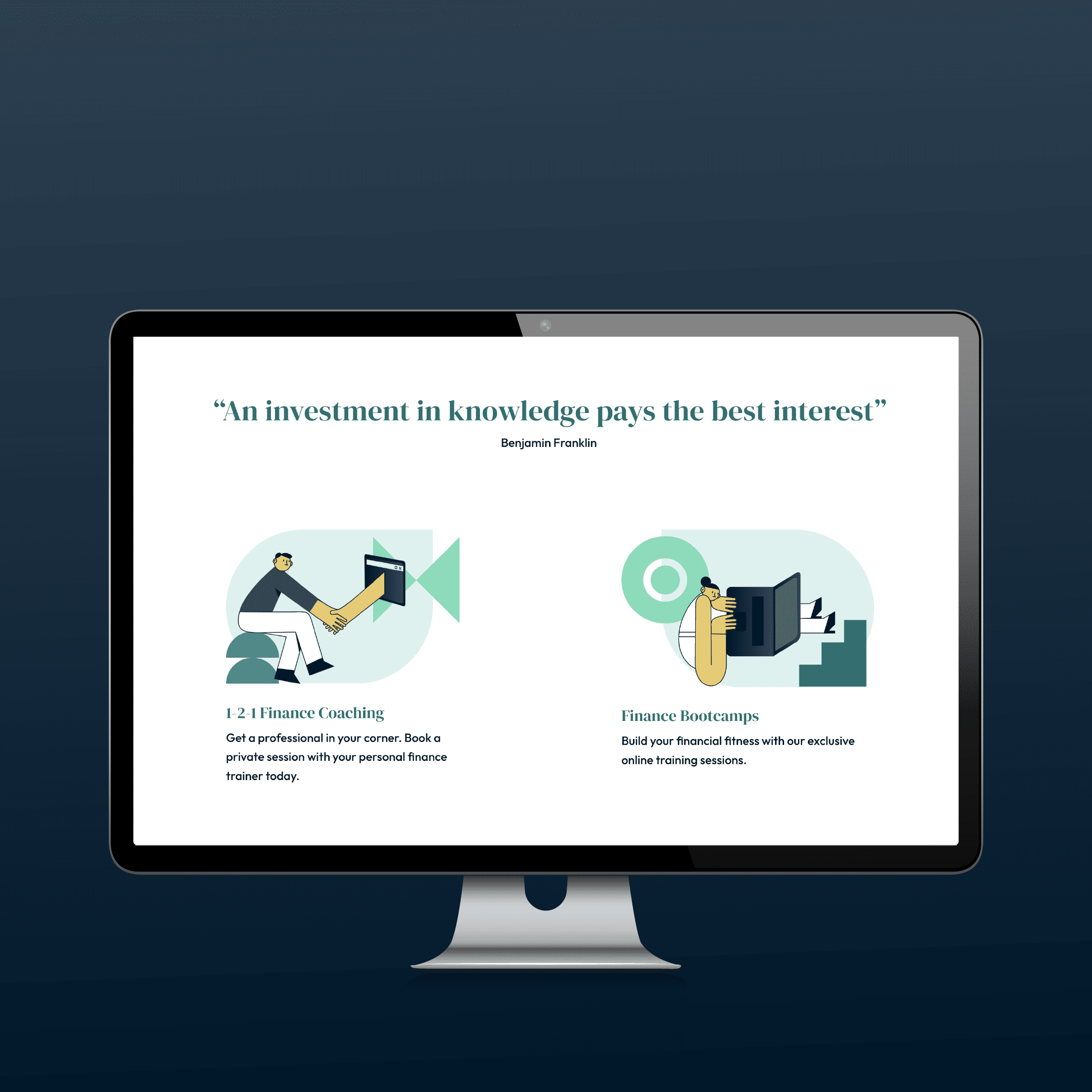 Financial Health Club - brand + website design