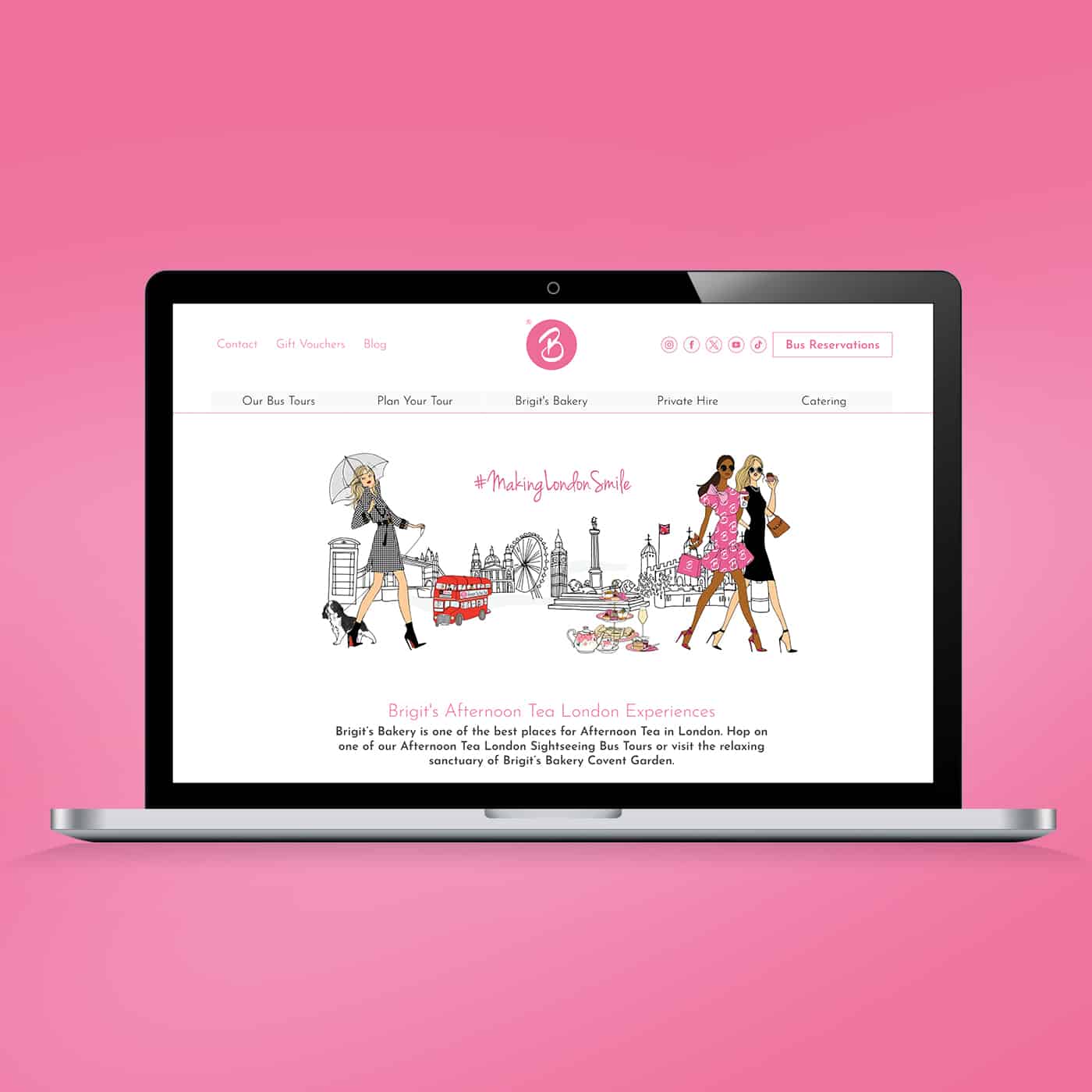 Brigit's Bakery website design, build, maintenance & SEO