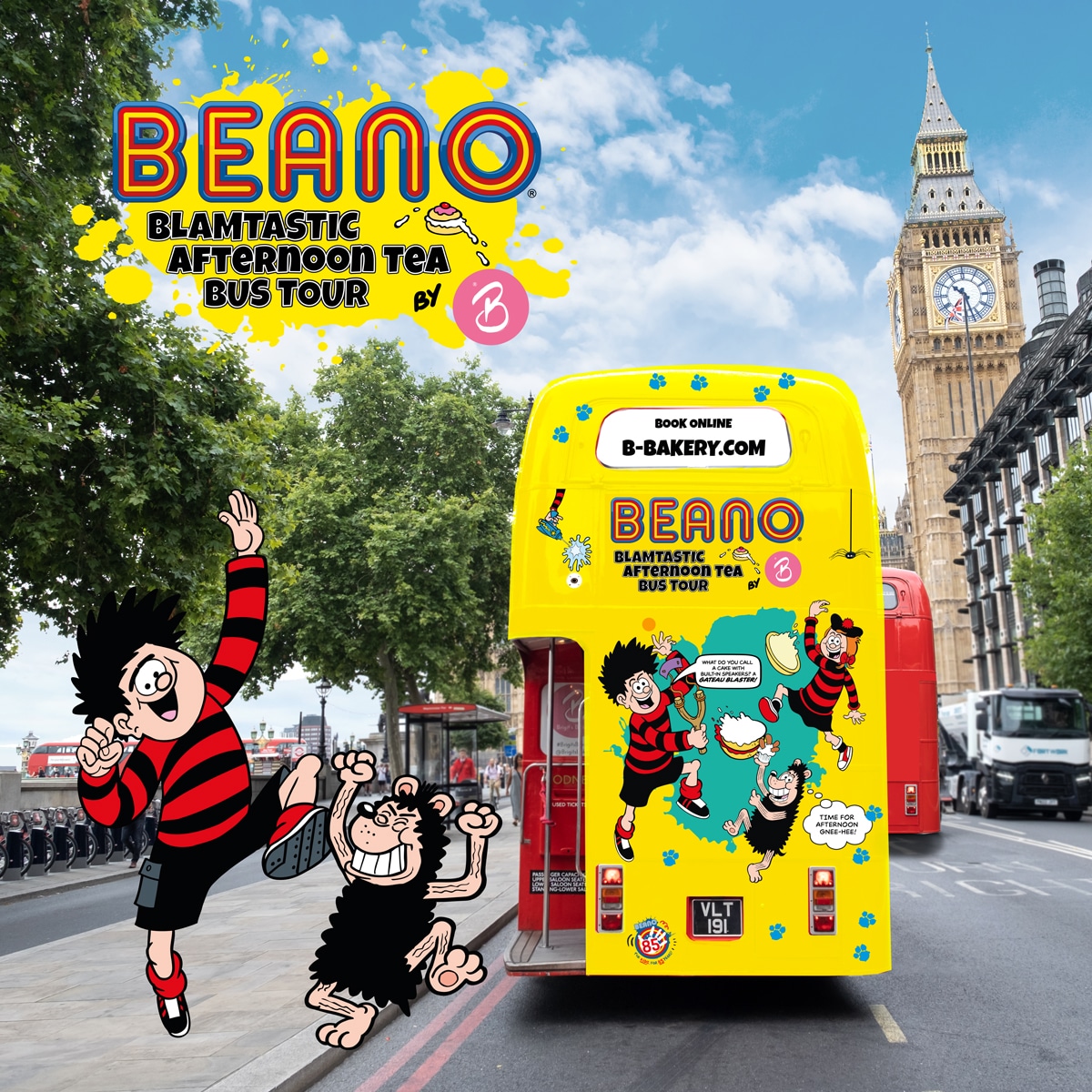 Beano X Brigit's Bakery Campaign Branding
