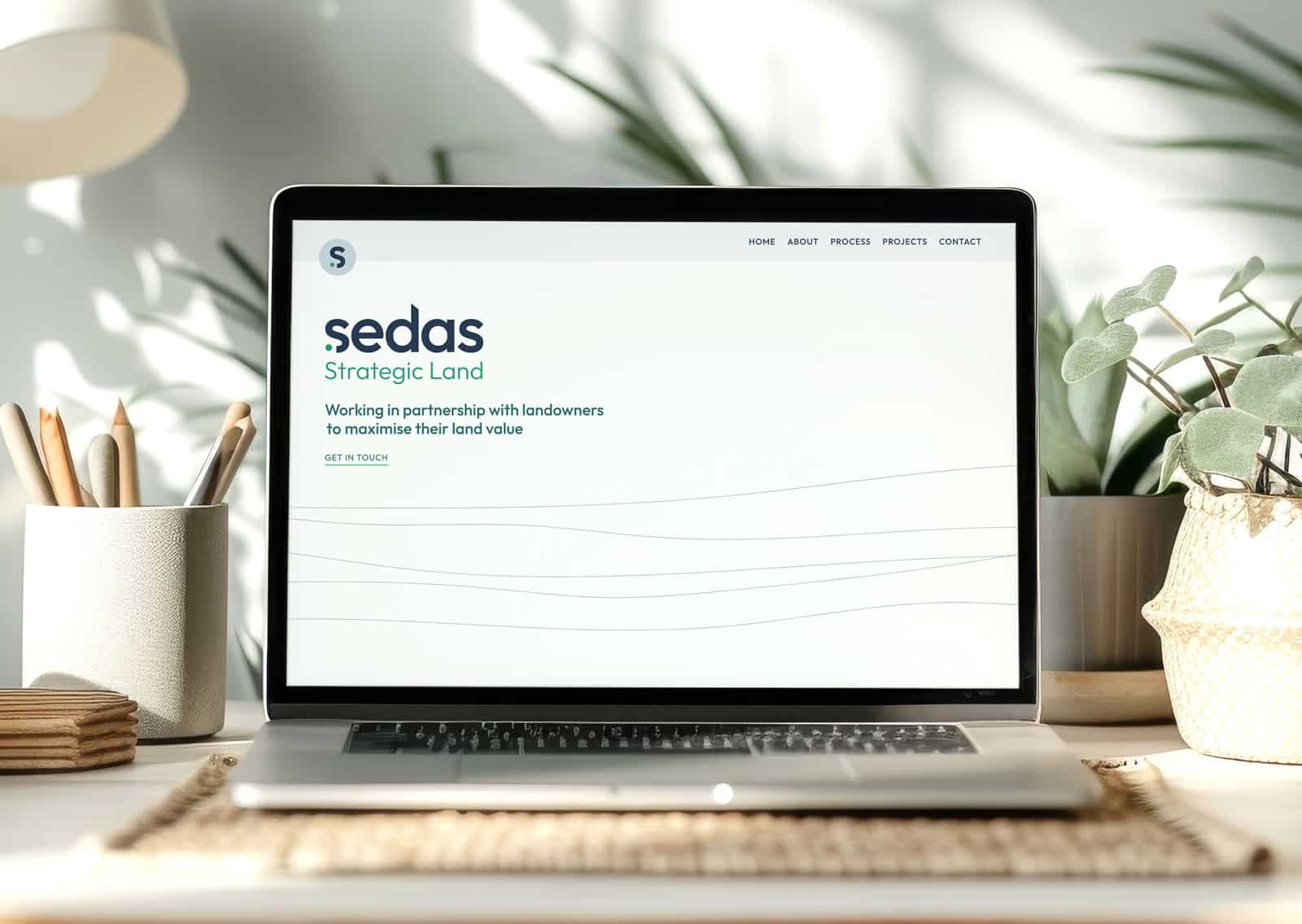 Sedas Strategic Land Start-up brand + website